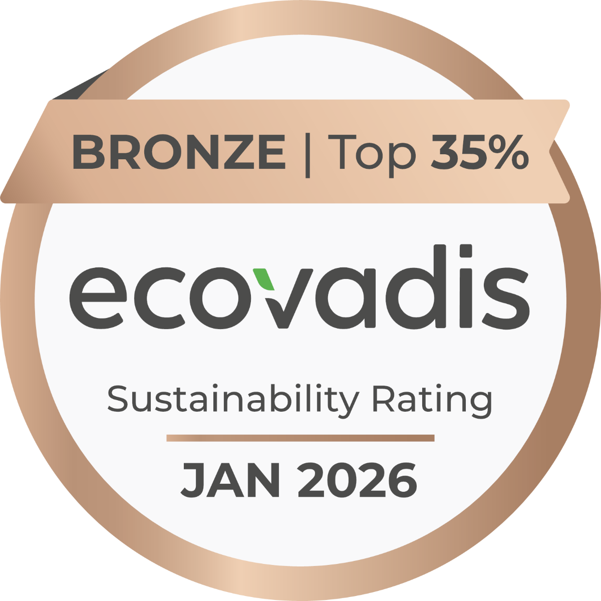 Bronze EcoVadis Medal
